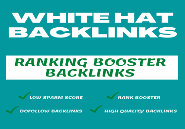 I will do high authority manually dofollow SEO backlinks link building