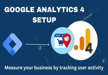 I will fix or setup google analytics 4,  ga4 ecommerce tracking,  conversion tracking GTM