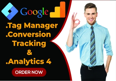 I will fix or setup google ads conversion tracking,  tag manager,  analytics 4, ga4, gtm