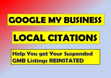 I will do 50 local SEO citations for GMB Optimization