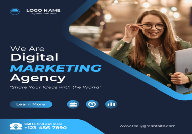 I will create a world class business ad for you. I create business logo,  banner,  posts,  reels.