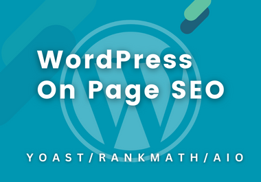 On page SEO WordPress website using rankmath/yoast/aio