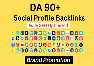 I will do 100 profile backlinks with SEO high quality link
