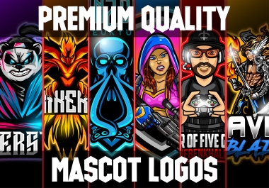 I will design amazing mascot logo for your brand