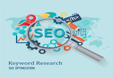I will do research for primary secondary keywords for niche