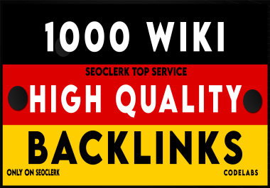 1000 High DA Wiki Backlinks 2026 Link Building Seo Dofollow Backlinks