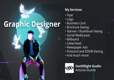 I offer all kinds of Graphic works