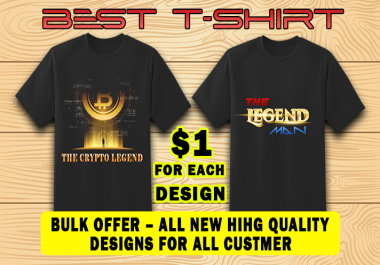 I will do bulk t shirt for printful,  merch and teespring