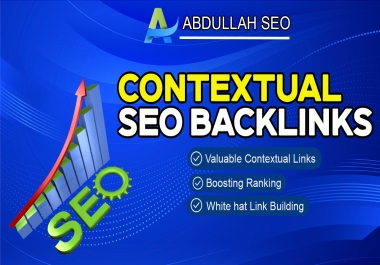 I will offer SEO backlinks contextual via pro link building service