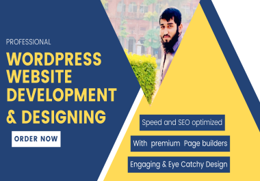 I will develop WordPress website in almost any niche,  blogging,  business website etc