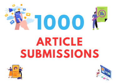 Get Noticed Online 1000 Article Submissions to Prominent Directories