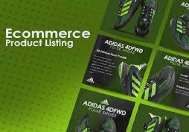 I will list your product on amazon flipkart and meesho with description and photo