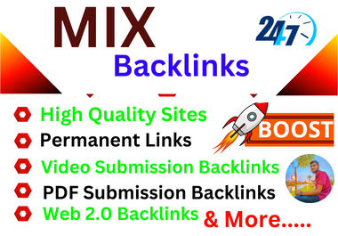 i will provide 80 High-Quality Dofollow and white hat SEO Backlinks
