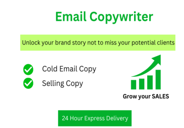 I will perfect your sales emails,  cold emails,  email copy
