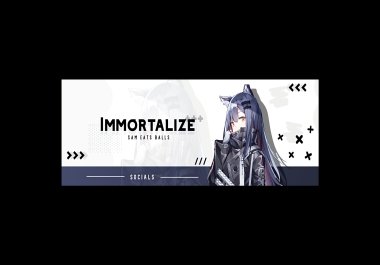 I will make a banner/header for you social media