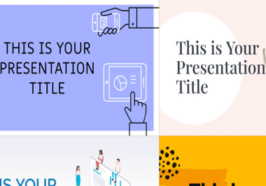 I will design a professional Presentation on any topic for 10-15 pages