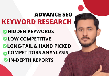 I will do rankable SEO Keyword research to your website and top competitor analysis your business