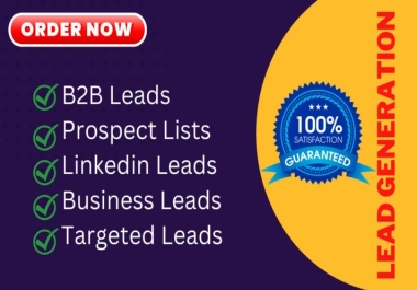I will do 100 b2b lead generation with linkedin profiles