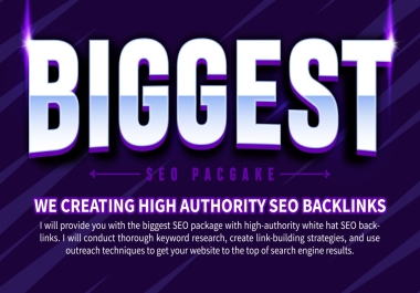 Biggest Manually Done 1st Page Booster Package-Guaranteed Improvement Or Money Back