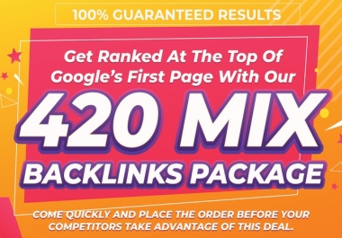 All in One 420 Links Pyramid Safe SEO BackIinks for boost your Top Ranking With our offer