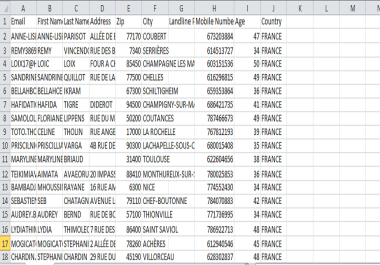 I will generate up to 100k hot forex leads,  crypto leads, mlm b2b leads