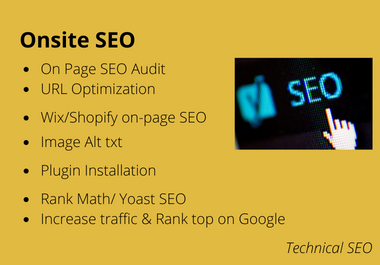 I will fix On-page SEO by using rank math for the WordPress, Yoast