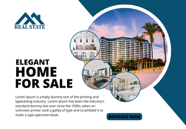 I will design posters for your real estate business