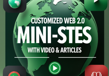 15 Brand WEB2.0 Mini-sites With Content & clip Boost Your local Business brand Presence