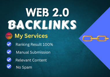 I will create 80 super HQ web 2 0 SEO backlinks
