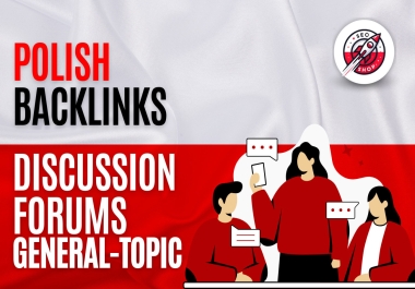 50 manual backlinks on polish discussion forums POLISH SEO