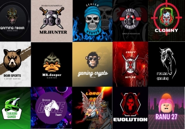 100 logo design gaming and business logos in 24 hours