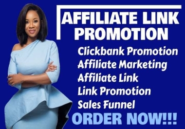 Promote Clickbank Digistore Afiliate Link to 500,000 active Audience in LinkedIn,  Twitter