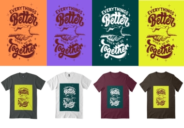 I will create the best selling custom Tshirt art