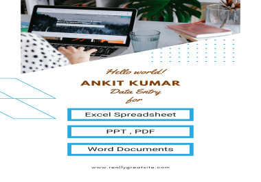 Data Entry and Transcription of data