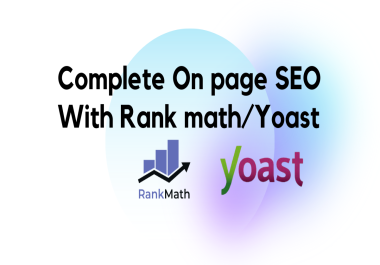 I will do complete WordPress on page SEO service of a website