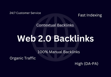 I will build organic 10 web 2.0 backlinks