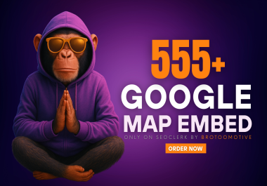 555 Google Maps Embed on High-Quality Web 2.0 Blogs