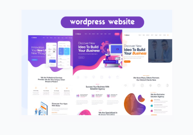 I Will design responsive wordpress website using elementor