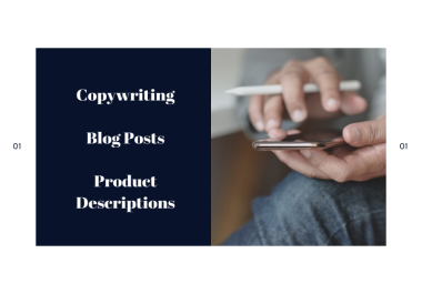 I will write a killer blog article,  a Product Description or Facebook Ad