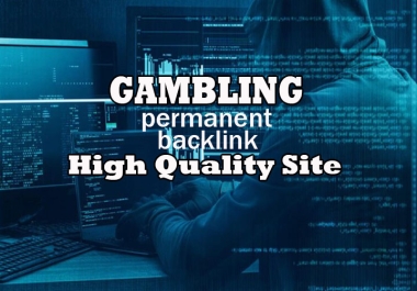 I will give you backlink da50x6 gambling permanent blogroll