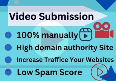 80 Manually Video Submission Seo Backlinks