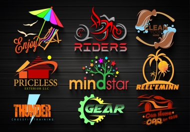 I will design modern unique logo for your business