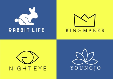 I will design elegant minimalist logo for you