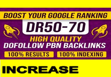50 high quality do follow backlinks DR 50 to 70