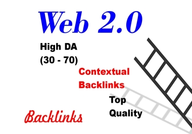 I will create 100 WEB 2.0 unique domains backlinks DR 50/DA 50