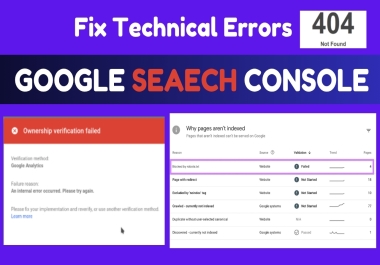 Fix Google Search Console Errors and Google Indexing Issues