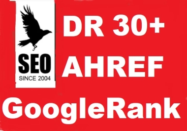 increase dr 30 plus domain rating ahref fast seo