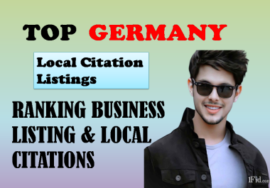 I will do top 250 local citation for Germany