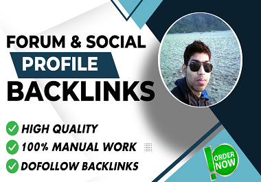 I will create 40 high authority profile backlinks for your website