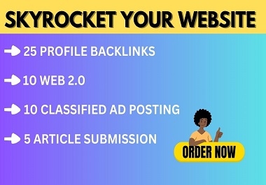 All in one 50 profile, social, web2.0, classified ad posing, article submission backlinks